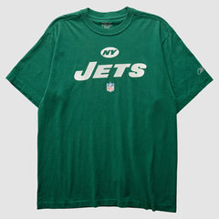 New York Jets Reebok 2000s T-Shirt - Green Vintage for sale