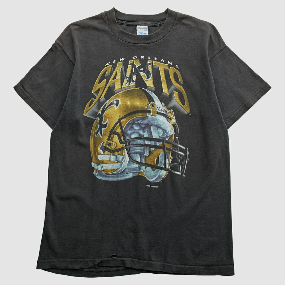 New Orleans Saints Salem 1995 T-Shirt - Black Vintage cheap