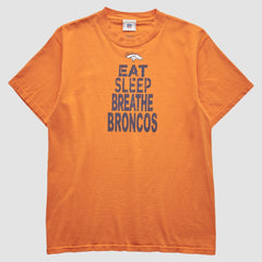 Denver Broncos NFL 2000s T-Shirt - Orange Vintage outlet