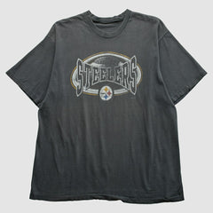 Pittsburgh Steelers 90s T-Shirt - Gray Vintage discount