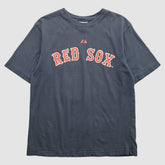 Boston Red Sox Majestic 2000s T-Shirt - Navy Vintage