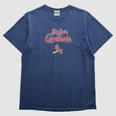 St. Louis Cardinals 2000s T-Shirt - Blue Vintage