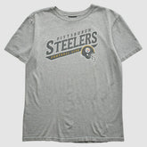 Pittsburgh Steelers Reebok 2000s T-Shirt - Gray Vintage discount