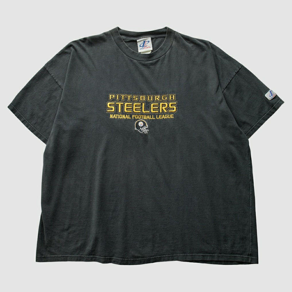 Pittsburgh Steelers Logo Athletic 2000s T-Shirt - Black Vintage cheap