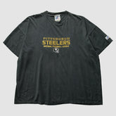 Pittsburgh Steelers Logo Athletic 2000s T-Shirt - Black Vintage cheap
