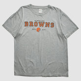 Cleveland Browns Majestic 2000s T-Shirt - Gray Vintage on sale
