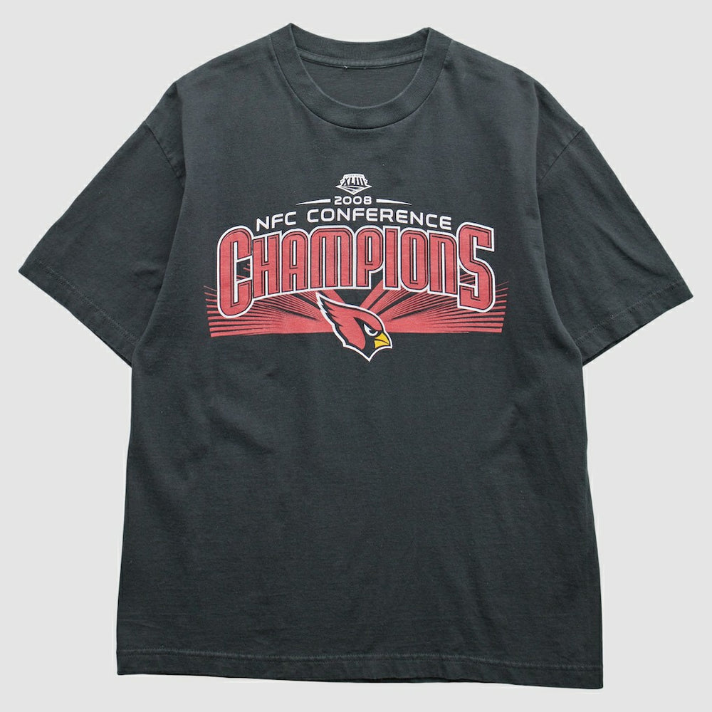 Arizona Cardinals 2008 T-Shirt - Black Vintage on sale