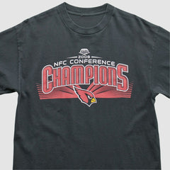 Arizona Cardinals 2008 T-Shirt - Black Vintage on sale
