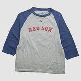 Boston Red Sox Majestic 2000s T-Shirt - Gray Vintage