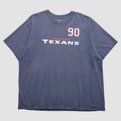 Houston Texans Reebok 2000s T-Shirt - Navy Vintage for sale