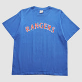 Texas Rangers 2000s T-Shirt - Blue Vintage