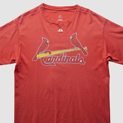 St. Louis Cardinals Majestic 2000s T-Shirt - Red Vintage
