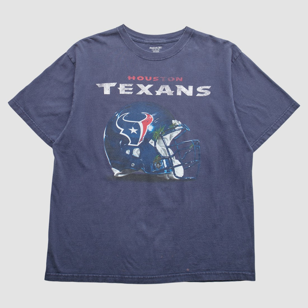 Houston Texans Reebok 2000s T-Shirt - Navy Vintage discount