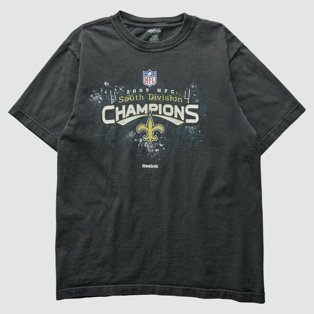 New Orleans Saints Reebok 2009 T-Shirt - Black Vintage outlet