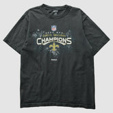 New Orleans Saints Reebok 2009 T-Shirt - Black Vintage outlet