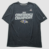 Baltimore Ravens 2012 T-Shirt - Navy Vintage for sale