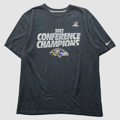 Baltimore Ravens 2012 T-Shirt - Navy Vintage for sale