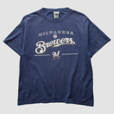 Milwaukee Brewers 2006 T-Shirt - Navy Vintage