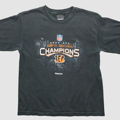 Cincinnati Bengals Reebok 2009 T-Shirt - Black Vintage for sale