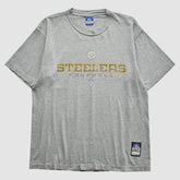 Pittsburgh Steelers Reebok 2000s T-Shirt - Gray Vintage online