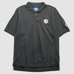 Pittsburgh Steelers Starter 2000s Polo - Black Vintage cheap