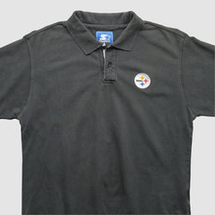Pittsburgh Steelers Starter 2000s Polo - Black Vintage cheap