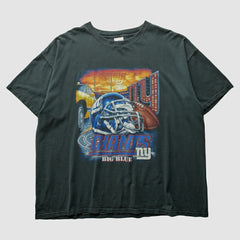 New York Giants NFL 2000s T-Shirt - Black Vintage discount