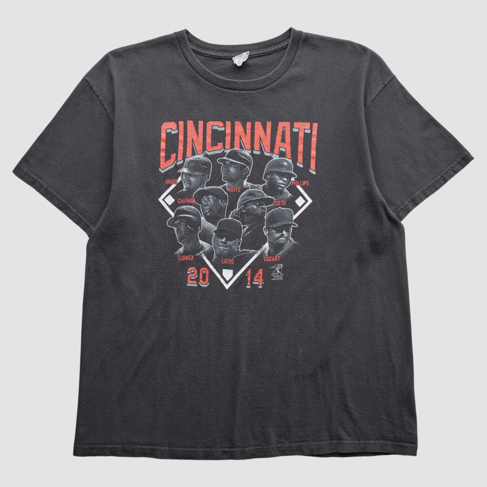 Cincinnati Reds 2014 T-Shirt - Black Vintage