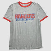 Texas Rangers Majestic 2010 T-Shirt - Heather Gray Vintage
