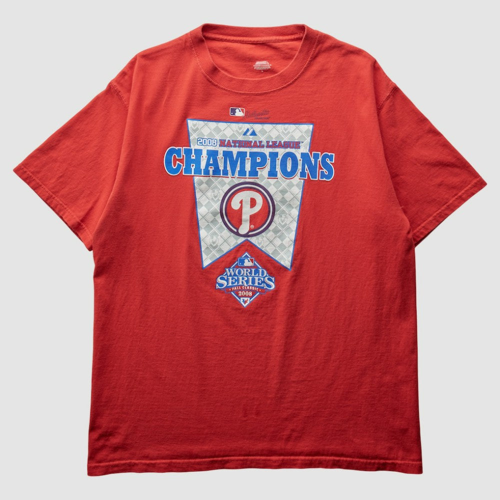 Philadelphia Phillies 2008 T-Shirt - Red Vintage