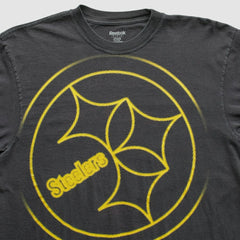 Pittsburgh Steelers Reebok 2000s T-Shirt - Black Vintage cheap
