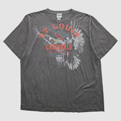 St. Louis Cardinals 2000s T-Shirt - Gray Vintage