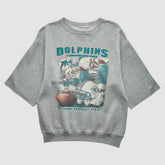 Miami Dolphins 90s Sweatshirt - Gray Vintage sale