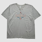 St. Louis Cardinals 2000s T-Shirt - Gray Vintage