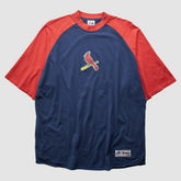 St. Louis Cardinals Majestic 2000s T-Shirt - Navy Vintage