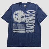 Dallas Cowboys Logo 7 1991 T-Shirt - Navy Vintage online