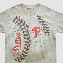 Philadelphia Phillies Liquid Blue 2014 T-Shirt - Beige Vintage