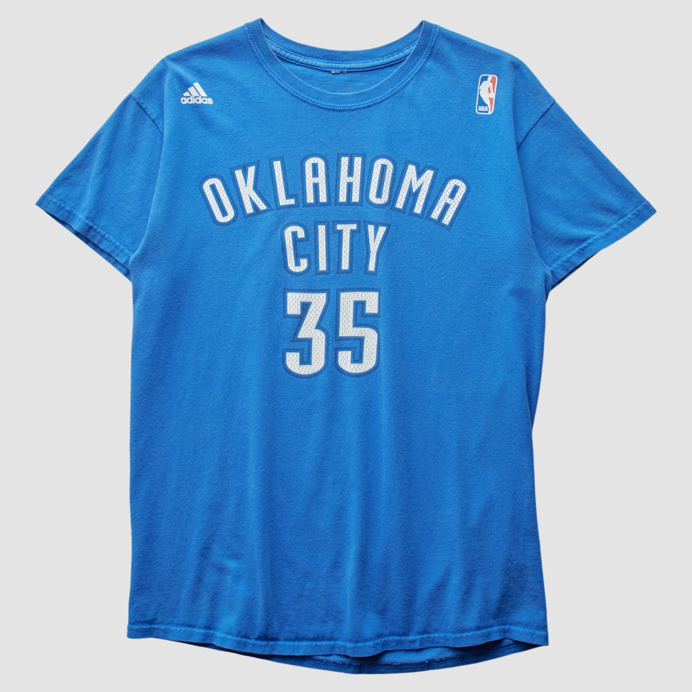 Oklahoma City Thunder 2000s T-Shirt - Blue Vintage | Adidas cheap