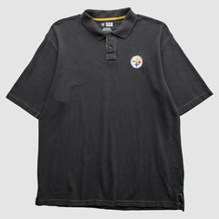 Pittsburgh Steelers 2010s Polo - Black Vintage on sale