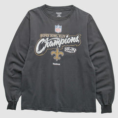 New Orleans Saints Reebok 2010 T-Shirt - Black Vintage online