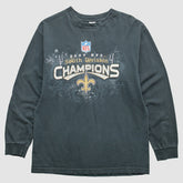 New Orleans Saints 2009 T-Shirt - Black Vintage discount