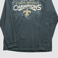 New Orleans Saints 2009 T-Shirt - Black Vintage discount