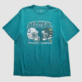 Indianapolis Colts vs. Jacksonville Jaguars Reebok 2007 T-Shirt - Teal Vintage outlet