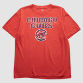 Chicago Cubs 2000s T-Shirt - Red Vintage