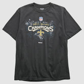 New Orleans Saints Reebok 2009 T-Shirt - Black Vintage online