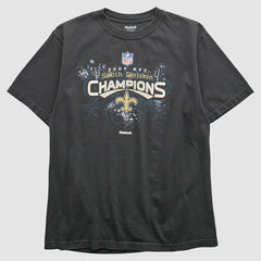 New Orleans Saints Reebok 2009 T-Shirt - Black Vintage online