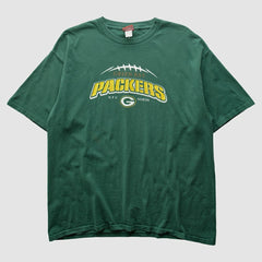 Green Bay Packers NFL 2000s T-Shirt - Green Vintage discount