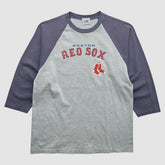 Boston Red Sox Lee Apparel 2000s T-Shirt - Gray Vintage