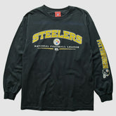 Pittsburgh Steelers NFL 2000s T-Shirt - Black Vintage cheap