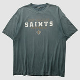 New Orleans Saints 2000s T-Shirt - Gray Vintage cheap